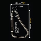 Karabinerhaken BS50 Stahl Twistlock